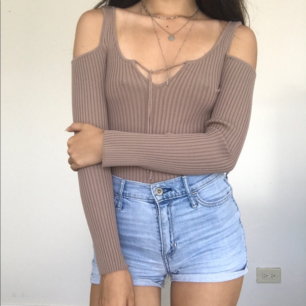 blush pink bodysuit pacsun NWOT